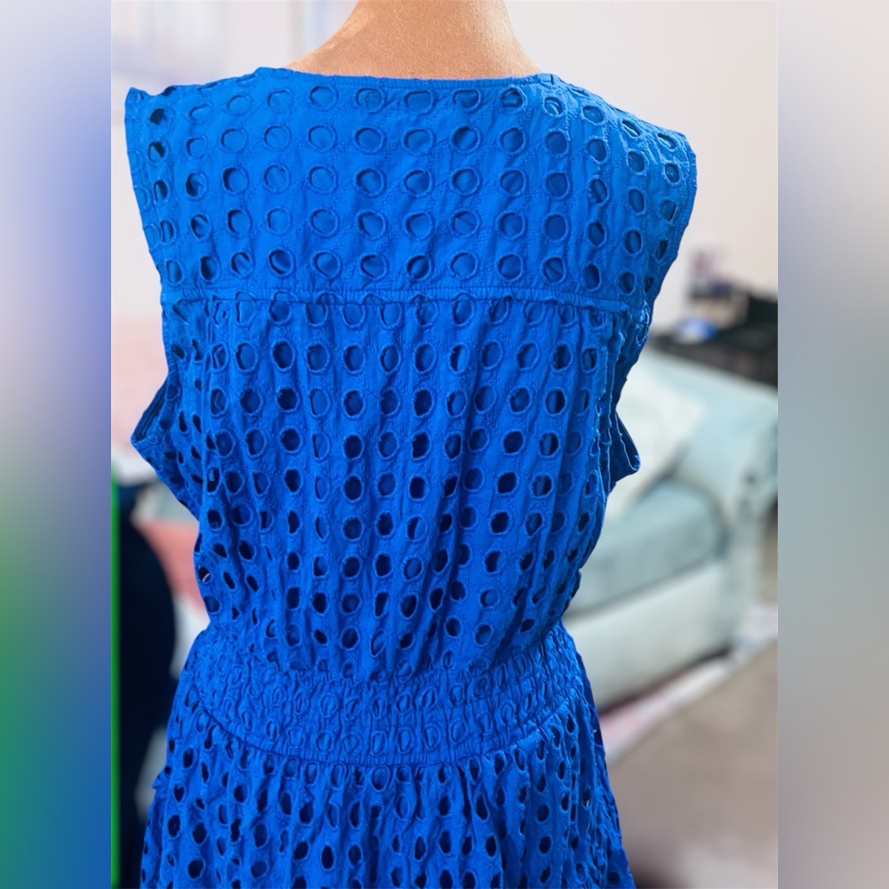 XL Vera Wang Smocked Short Dress - Picture 13 of 13